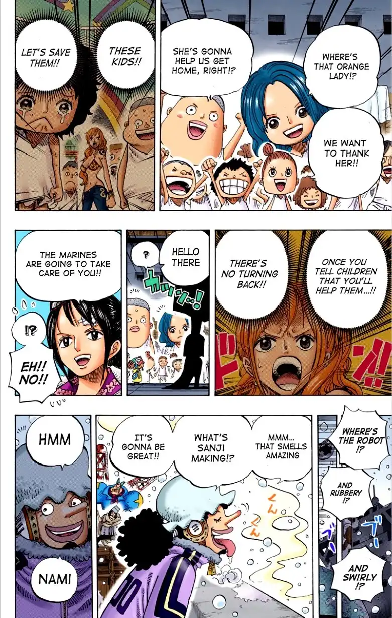 One Piece - Digital Colored Comics Chapter 696 10